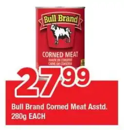 OK Grocer Bull Brand Corned Meat offer