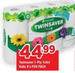 OK Grocer Twinsaver 1-Ply Toilet Rolls offer