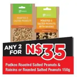 OK Grocer Padkos Roasted Salted Peanuts & Raisins or Roasted Salted Peanuts offer