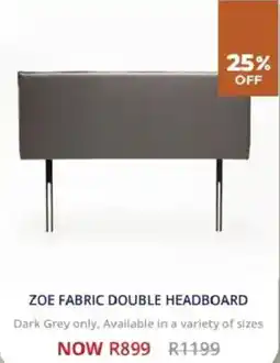 Decofurn Zoe fabric double headboard offer