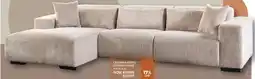 Decofurn Caterina fabric corner chaise offer