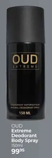 Dis-Chem Oud Extreme Deodorant Body Spray offer