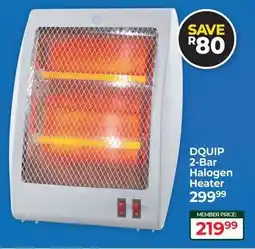 Dis-Chem Dquip 2-Bar Halogen Heater offer