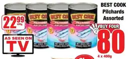 Boxer Superstores Best Cook Pilchards Assorted offer