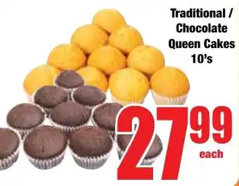 Boxer Superstores Traditional/ Chocolate Queen Cakes offer
