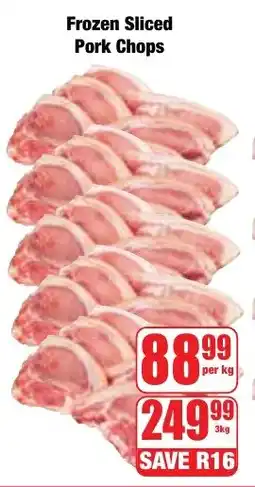 Boxer Superstores Frozen Sliced Pork Chops offer