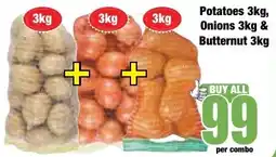 Boxer Superstores Potatoes, Onions & Butternut offer