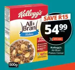 Checkers Kellogg's All Bran Flakes Cereal offer