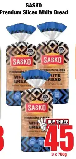 Boxer Superstores Sasko Premium Slices White Bread offer