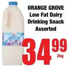 Boxer Superstores Orange Grove Low Fat Dairy Drinking Snack Assorted offer