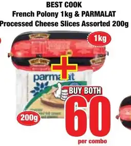 Boxer Superstores Best Cook French Polony & Parmalat Processed Cheese Slices Assorted offer
