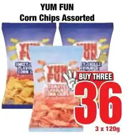 Boxer Superstores Yum Fun Corn Chips Assorted offer
