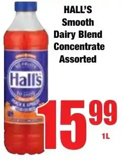 Boxer Superstores Hall's Smooth Dairy Blend Concentrate Assorted offer
