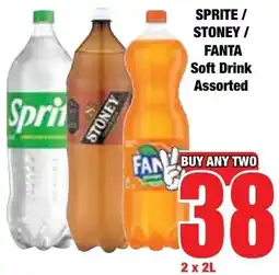 Boxer Superstores Sprite/ Stoney/ Fanta Soft Drink Assorted offer
