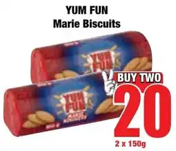 Boxer Superstores Yum Fun Marie Biscuits offer