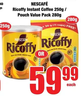 Nescafé Ricoffy Instant Coffee/ Pouch Value Pack
