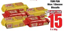 Boxer Superstores Yum Fun Nice/ Glucose Biscuits offer