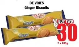 Boxer Superstores De Vries Ginger Biscuits offer