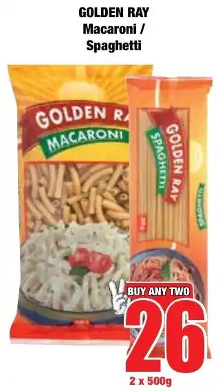 Boxer Superstores Golden Ray Macaroni/ Spaghetti offer
