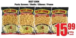 Boxer Superstores Best Cook Pasta Screws/ Shells/ Elbows/ Penne offer