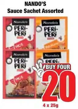 Boxer Superstores Nando's Sauce Sachet Assorted offer