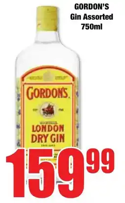 Boxer Superstores Gordon's Gin Assorted offer