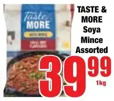 Boxer Superstores Taste & More Soya Mince Assorted offer
