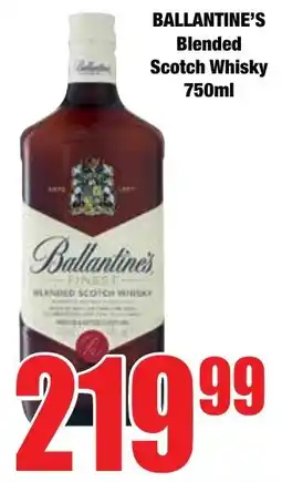 Boxer Superstores Ballantine's Blended Scotch Whisky offer