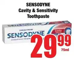 Boxer Superstores Sensodyne Cavity & Sensitivity Toothpaste offer