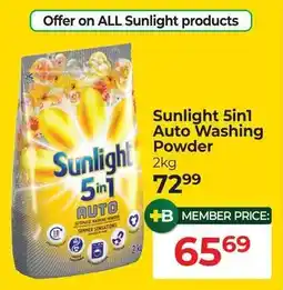 Dis-Chem Sunlight 5in1 Auto Washing Powder offer