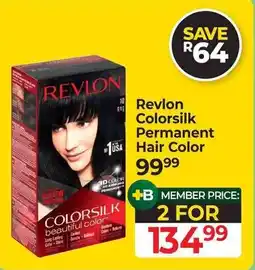 Dis-Chem Revlon Colorsilk Permanent Hair Color offer