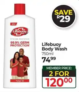 Dis-Chem Lifebuoy Body Wash offer
