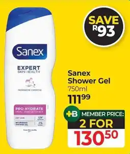 Dis-Chem Sanex Shower Gel offer