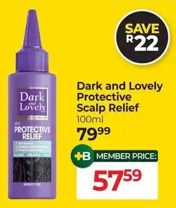 Dis-Chem Dark and Lovely Protective Scalp Relief offer