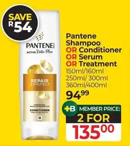 Dis-Chem Pantene Shampoo OR Conditioner OR Serum OR Treatment offer