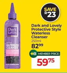 Dis-Chem Dark and Lovely Protective Style Waterless Cleanser offer