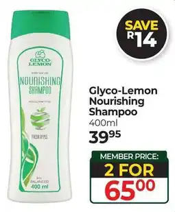 Dis-Chem Glyco-Lemon Nourishing Shampoo offer