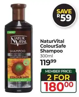 Dis-Chem NaturVital ColourSafe Shampoo offer