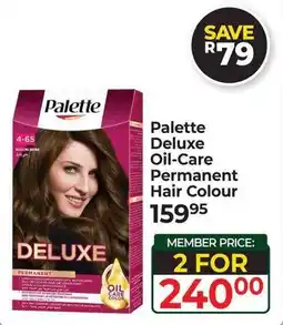 Dis-Chem Palette Deluxe Oil-Care Permanent Hair Colour offer