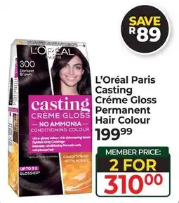 Dis-Chem L'Oréal Paris Casting Créme Gloss Permanent Hair Colour offer