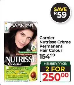 Dis-Chem Garnier Nutrisse Crème Permanent Hair Colour offer