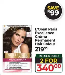 Dis-Chem L'Oréal Paris Excellence Créme Permanent Hair Colour offer