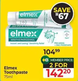 Dis-Chem Elmex Toothpaste offer