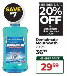 Dis-Chem Dentalmate Mouthwash offer