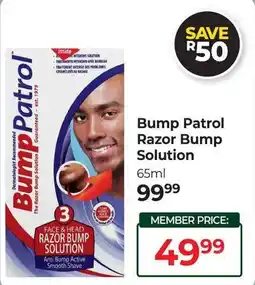 Dis-Chem Bump Patrol Razor Bump Solution offer