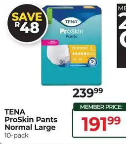 Dis-Chem Tena ProSkin Pants Normal Large offer