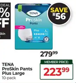 Dis-Chem Tena ProSkin Pants Plus Large offer