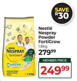Dis-Chem Nestlé Nespray Powder FortiGrow offer