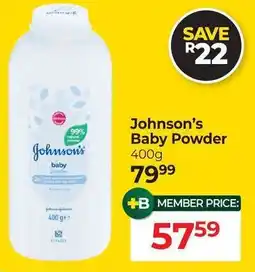 Dis-Chem Johnson's Baby Powder offer
