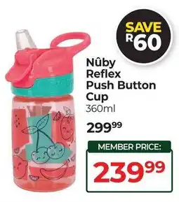 Dis-Chem Nuby Reflex Push Button Cup offer